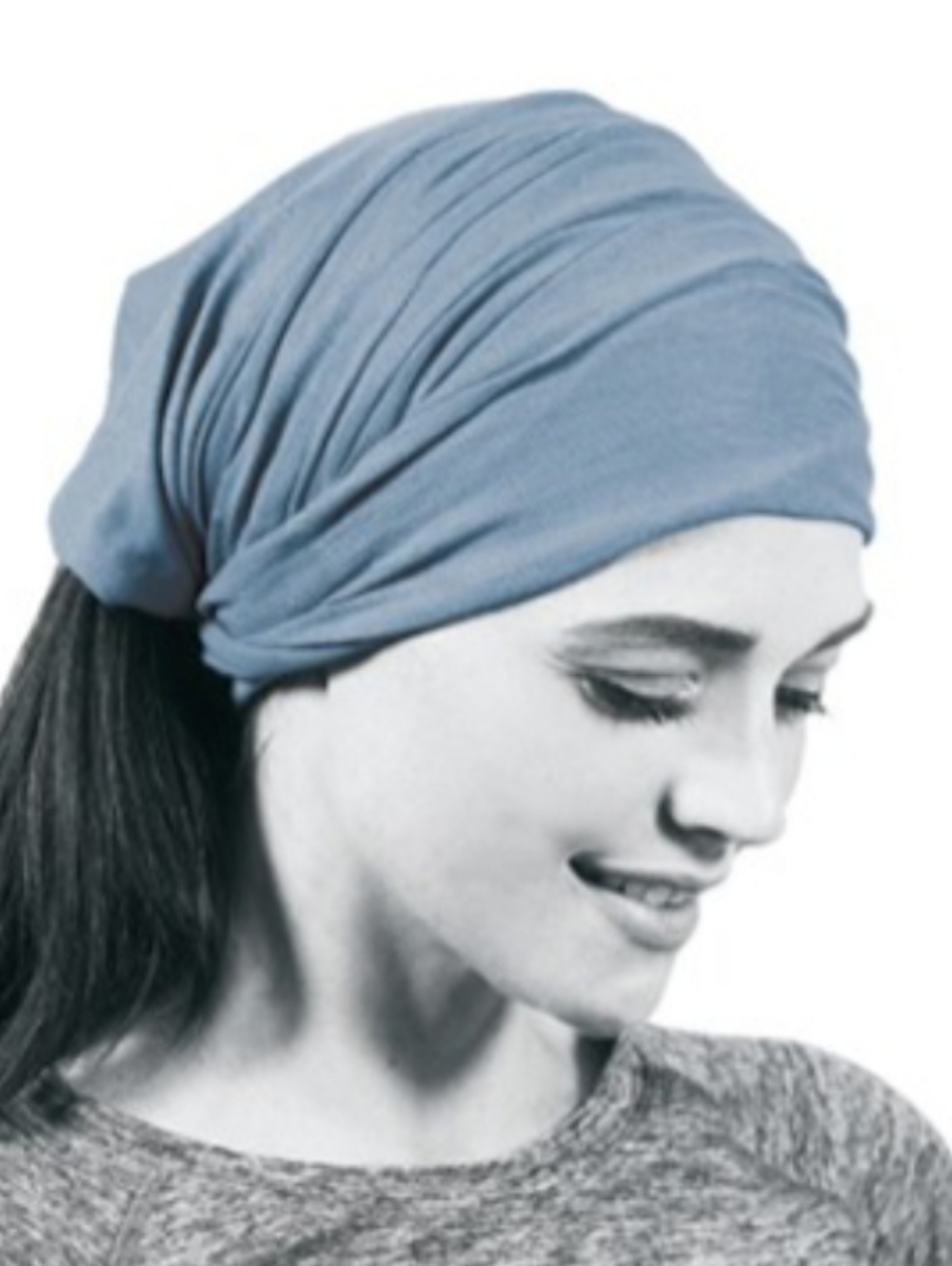 Buff Blue Multifunctional Neck Tube Head Covering Hiking Outdoors